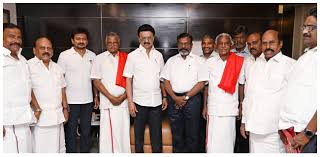 கூட்டணி கட்சி தலைவர்களுக்கு முதல்வர் மு.க.ஸ்டாலின் விருந்து !